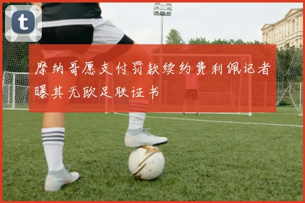 摩纳哥愿支付罚款续约费利佩记者曝其无欧足联证书