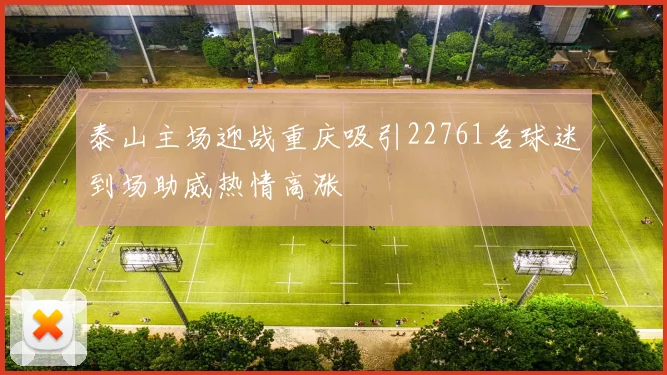 泰山主场迎战重庆吸引22761名球迷到场助威热情高涨